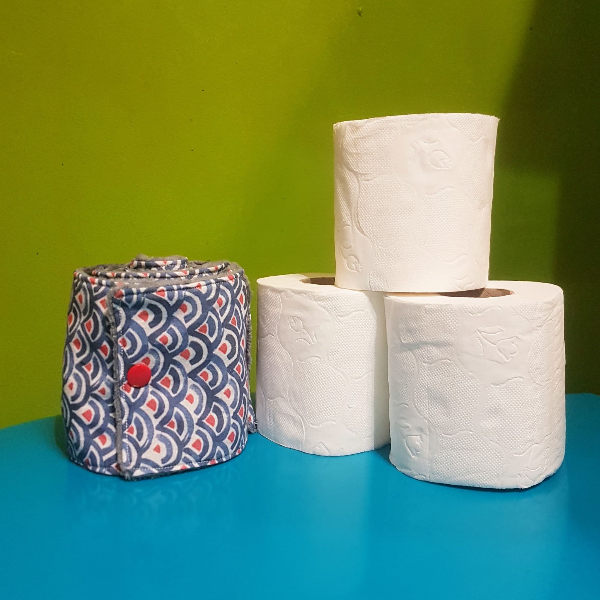 Rouleau de papier toilette lavable - Famille Dupropre